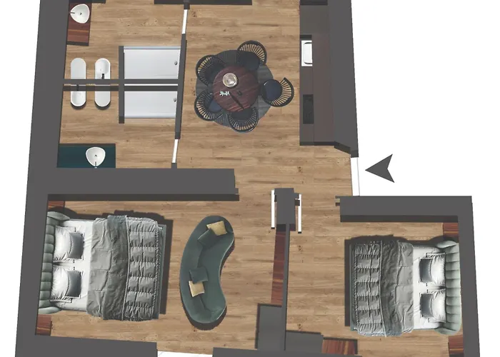 Deza Luxe Colosseum View 2br 2bt Modern Style شقة *