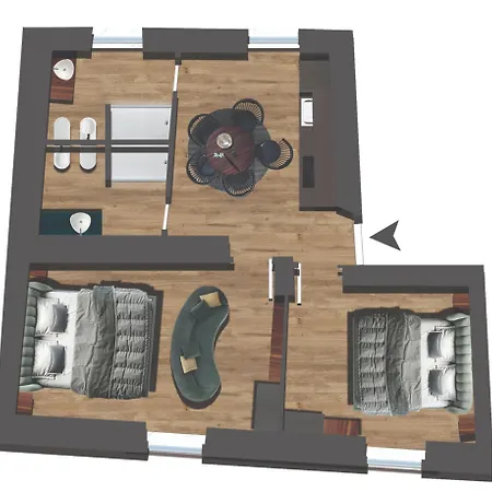 Deza Luxe Colosseum View 2br 2bt Modern Style דירה *